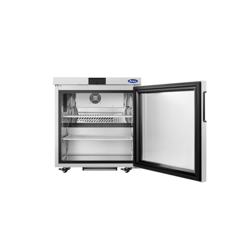 Atosa AUR27GD Glass Door Undercounter Refrigerator