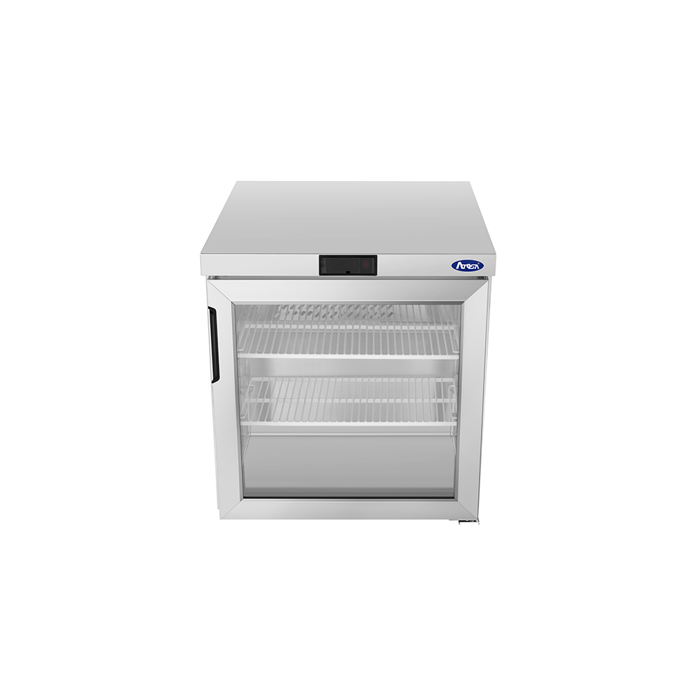 Atosa AUF27GD Glass Door Undercounter Freezer
