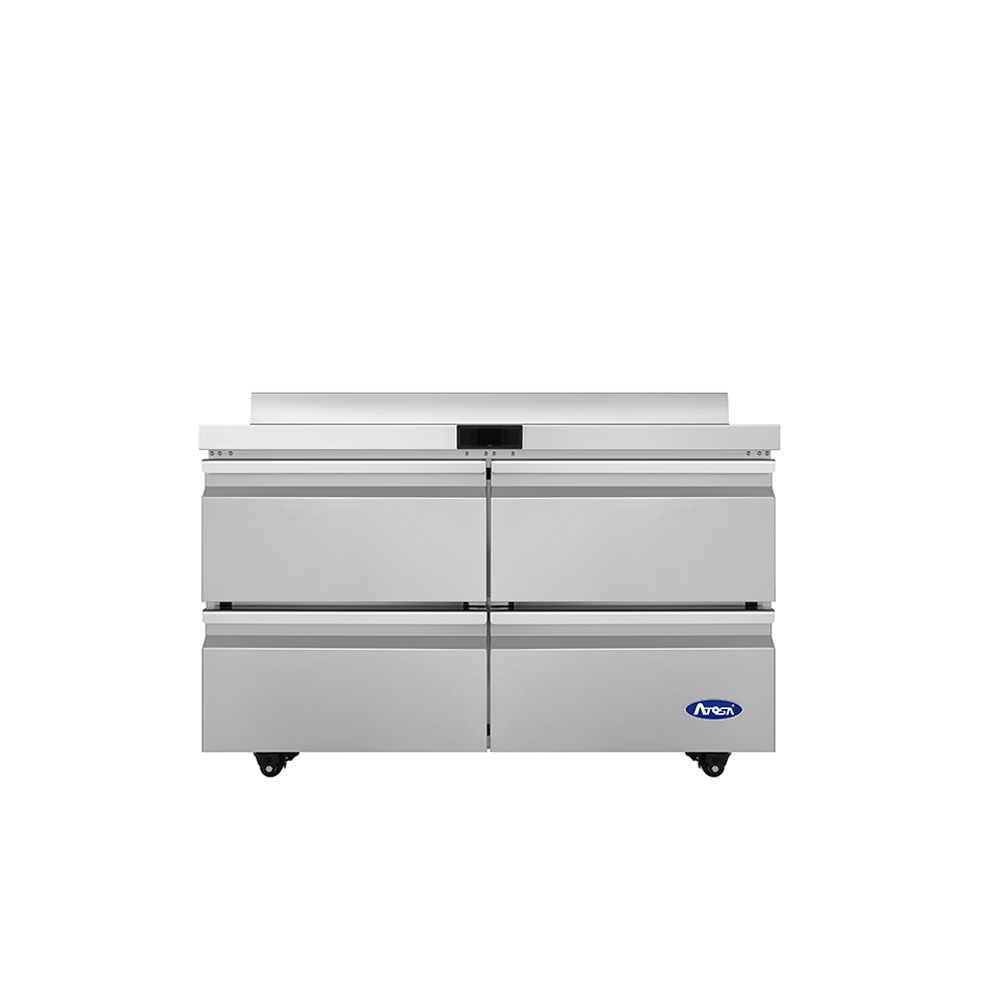 Atosa AWF48D4 Worktop Freezer with Drawers & Backsplash