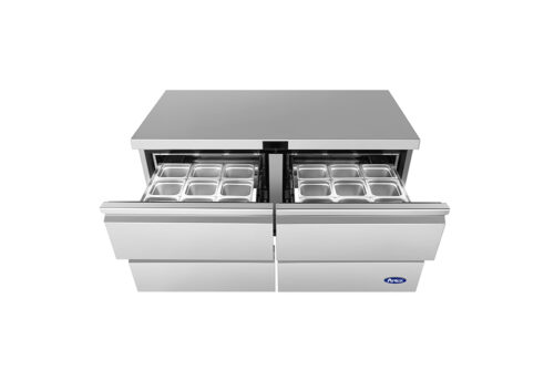 Atosa AUR60D4 Undercounter Refrigerator with Drawers