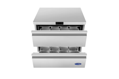 Atosa AUR36D2 Undercounter Refrigerator with Drawers