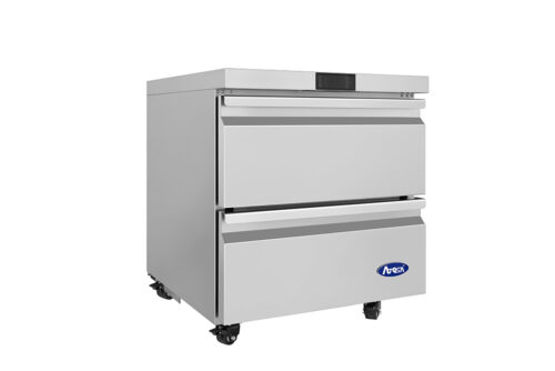 Atosa AUR27D2 Undercounter Refrigerator with Drawers