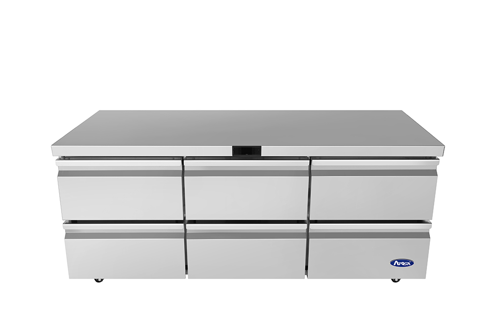 Atosa AUR72D6 Undercounter Refrigerator with Drawers