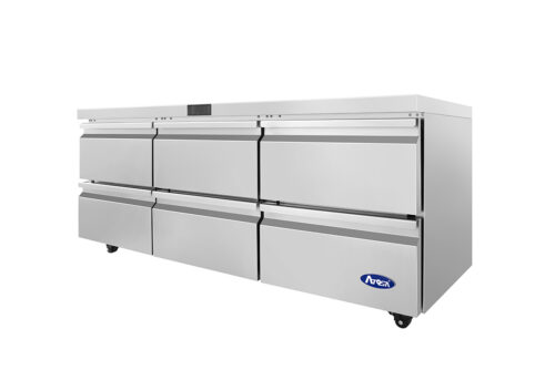 Atosa AUR72D6 Undercounter Refrigerator with Drawers