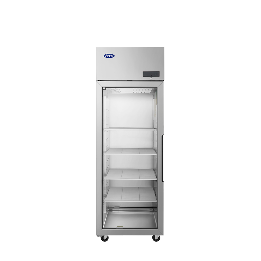 Atosa PLUS-R1-GS-L-PT Top Mount Pass-Thru Glass-door Refrigerators