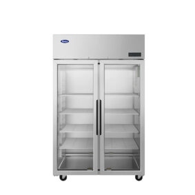 Atosa PLUS-R2-GS-S-PT Top Mount Pass-Thru Glass-door Refrigerators