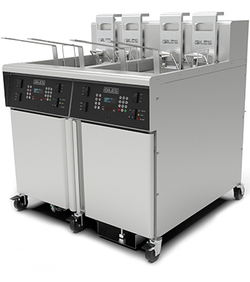 Giles GBF-70 Electric Fryer Banked