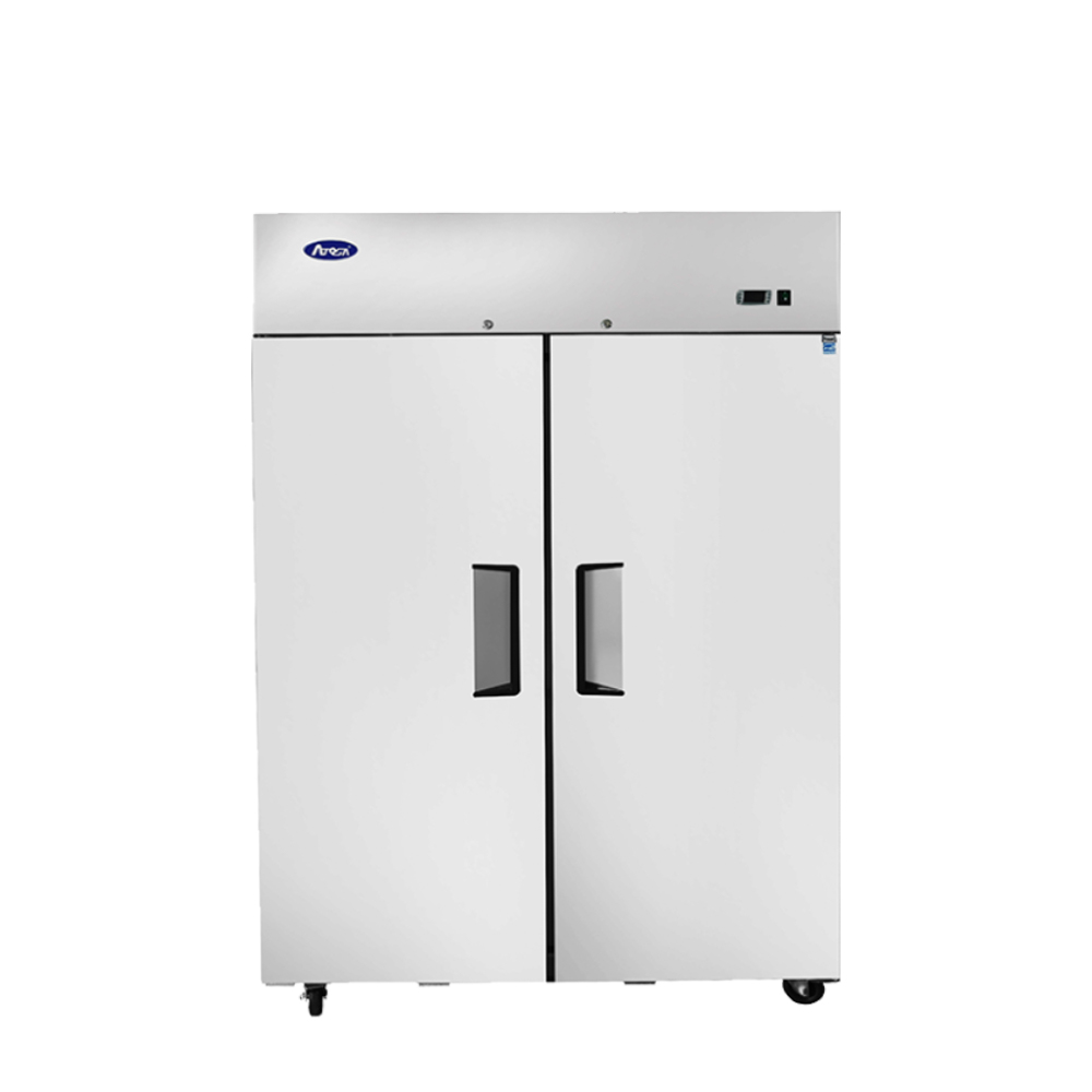 Atosa MBF8129GR 2 Section Dual Temp Refrigerator /Freezer