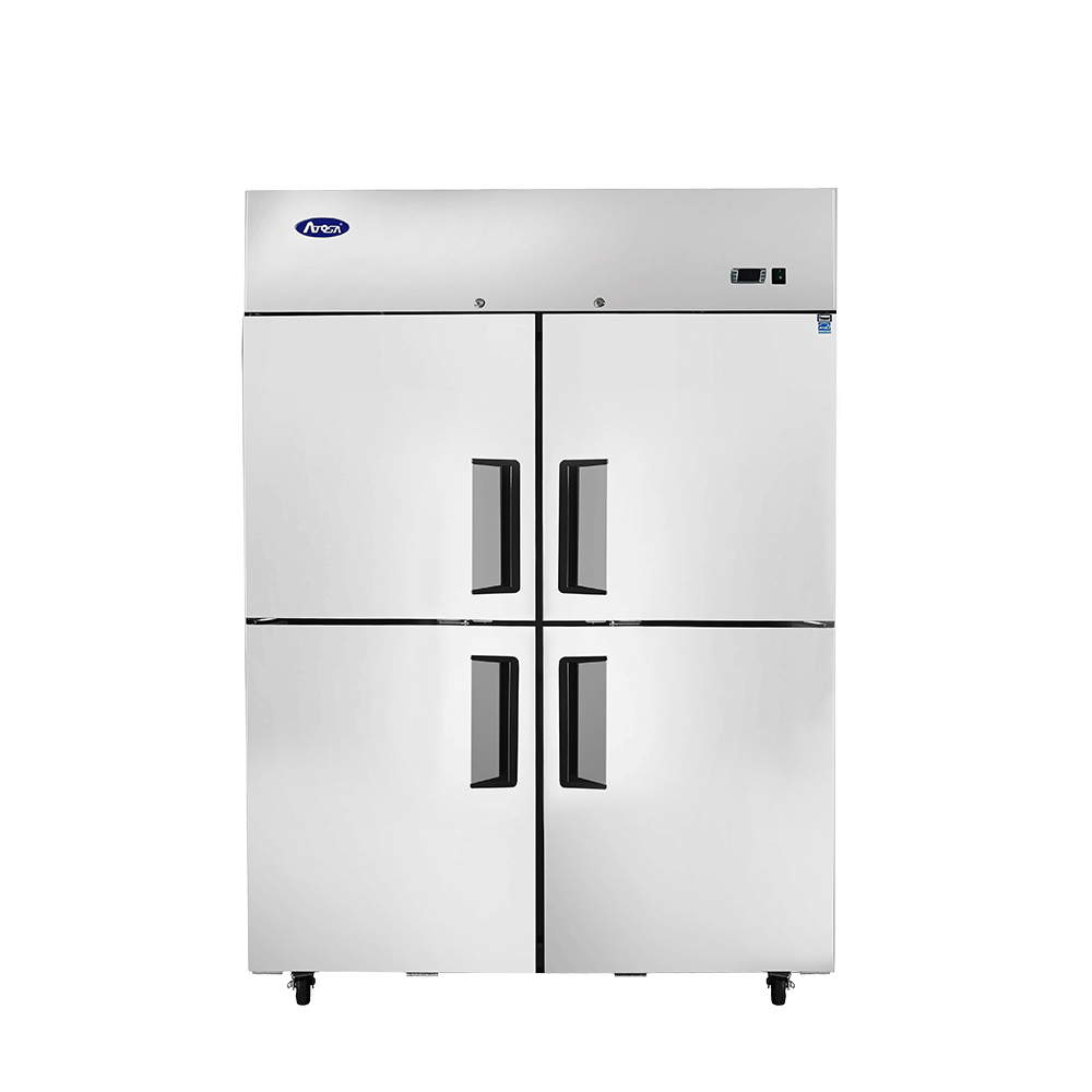 Atosa MBF8008GR Top Mount Four (4) Divided Door Reach-in Freezer