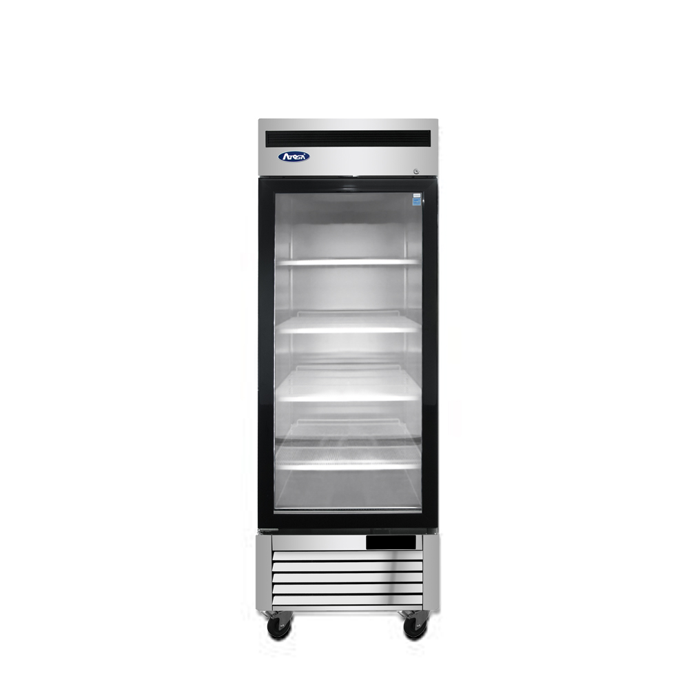 Atosa MCF8705GRL One (1) Glass Door Merchandiser Cooler