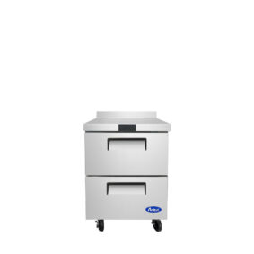 Atosa MGF8423GR 27″ Worktop Refrigerator with Drawers & Backsplash