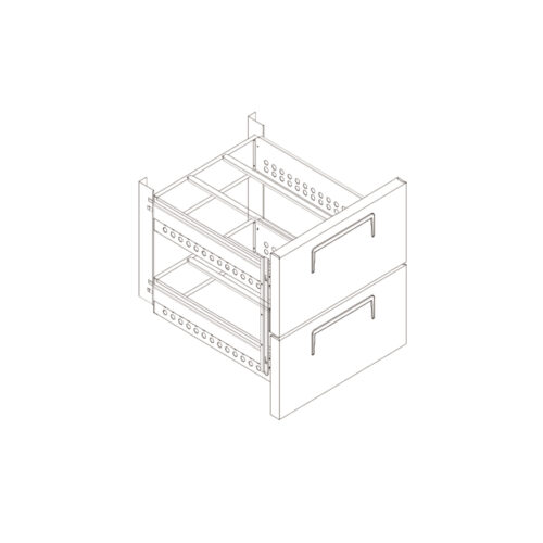 Atosa MPF8205227001 Drawer Kits for Pizza Prep. Tables