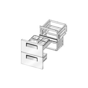 Atosa MSF8310227A20 Drawer Cartridges for Sandwich Prep. Tables
