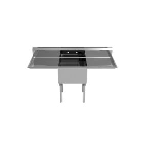 Atosa SS2424F12D24 One Compartment Canadian Style Sinks