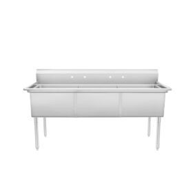 Atosa SS2424F31N Three Compartment Sink