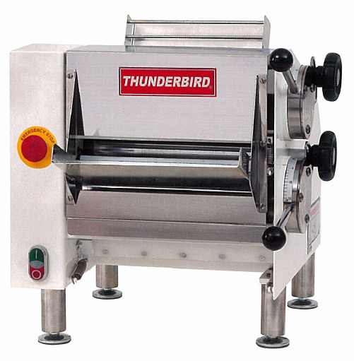Thunderbird TBPR-680 11" Two-Pass Pizza Dough Roller – 1/2 HP, 115 V