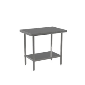 Atosa ST3636EC 36″ x 36″ Work Table Flat Top Shelf Styled