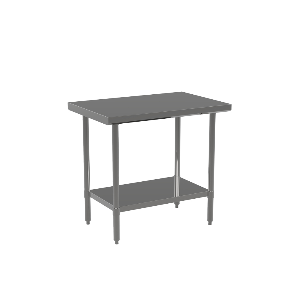 Atosa ST2448EC 24" x 48" Stainless Steel Work Table with Undershelf