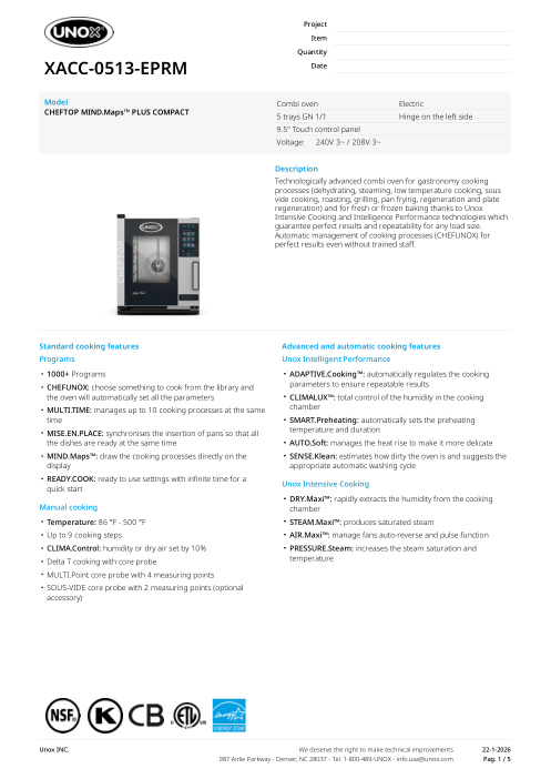 SPEC SHEET
