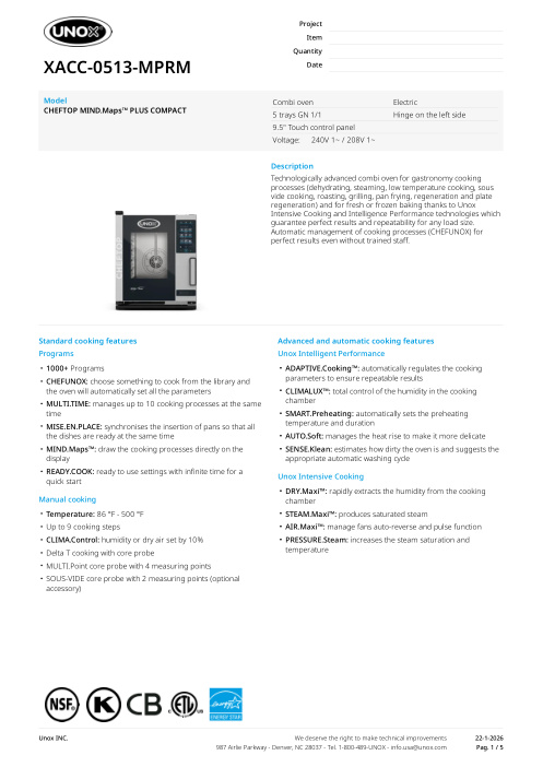SPEC SHEET