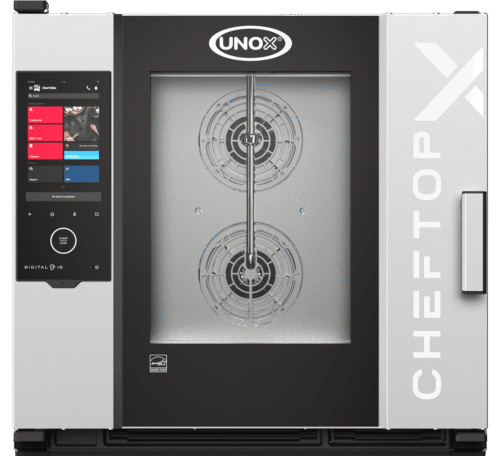 UNOX CHEFTOP-X™ Digital.ID™ XADA-06FS-GXRS – 6 x 18"x26" Gas Countertop Combi Oven