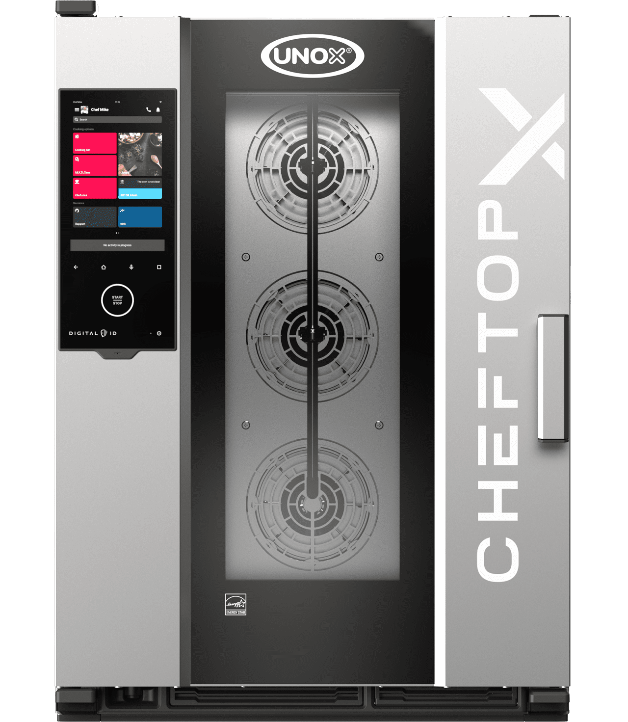 UNOX CHEFTOP-X™ Digital.ID™ XADA-1011-EXRS – 10 x GN 1/1 Electric Countertop Combi Oven