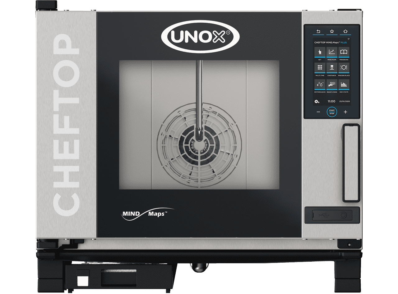 UNOX CHEFTOP MIND.Maps™ PLUS XAVC-0511-EPRM – 5 x GN 1/1 Electric Countertop Combi Oven