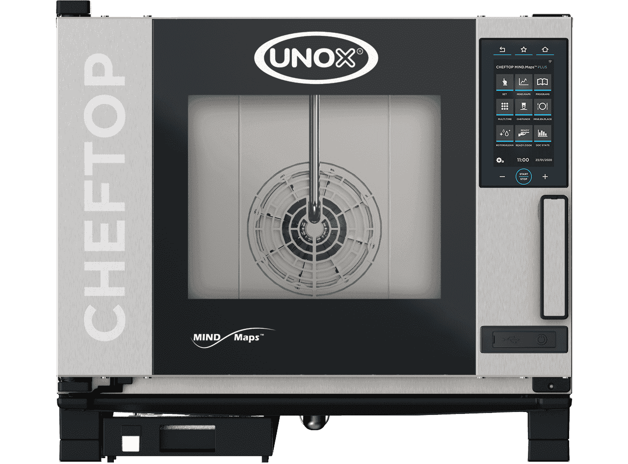 UNOX CHEFTOP MIND.Maps™ PLUS XAVC-0511-MPRM – 5 x GN 1/1 Electric Countertop Combi Oven