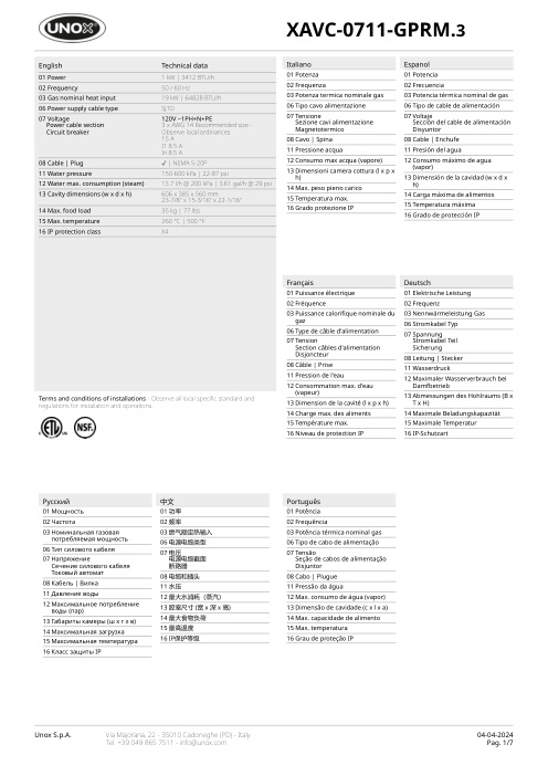 TECHNICAL DATA