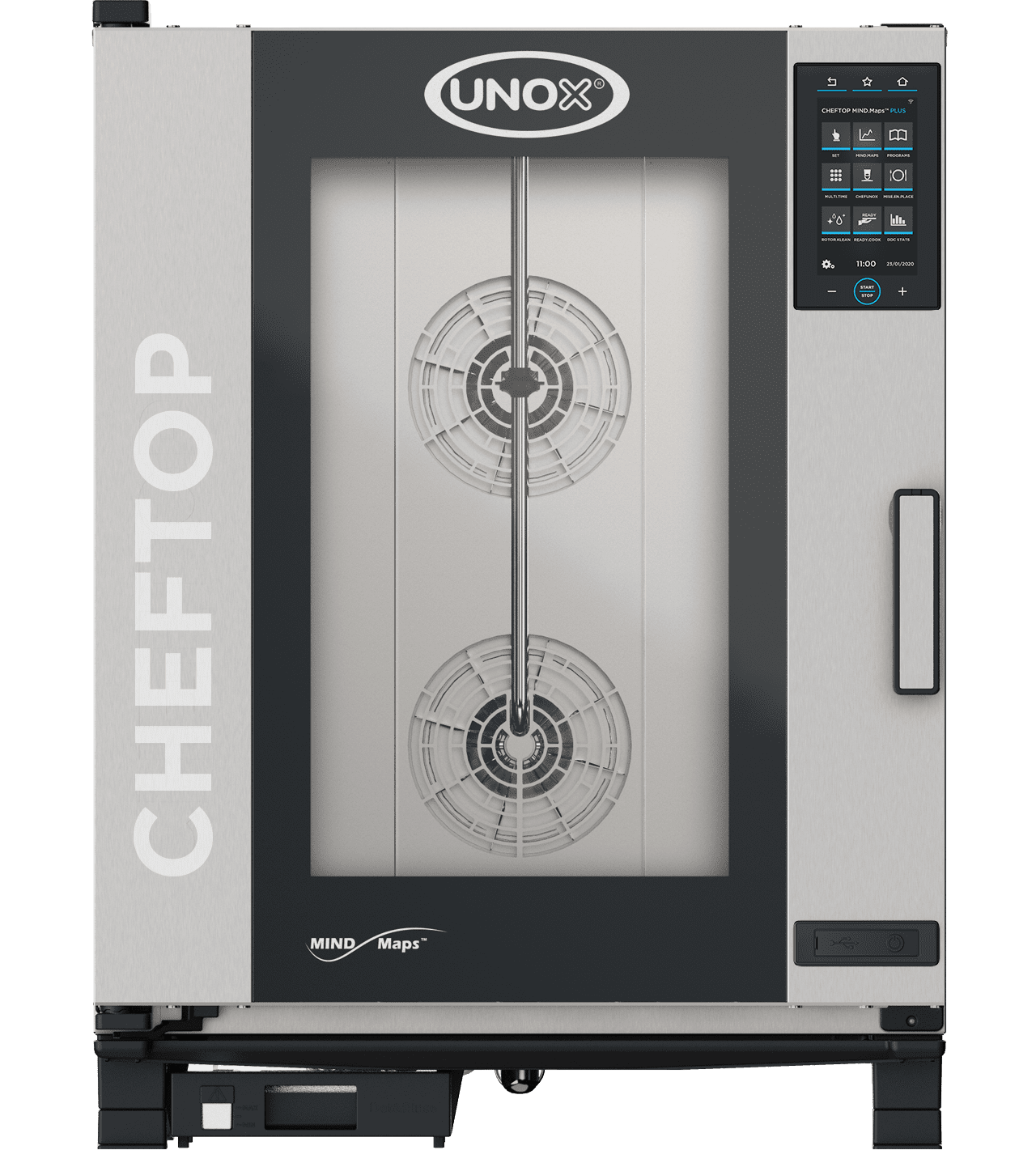 UNOX CHEFTOP MIND.Maps™ PLUS XAVC-1011-GPRM – 10 x GN 1/1 Gas Countertop Combi Oven