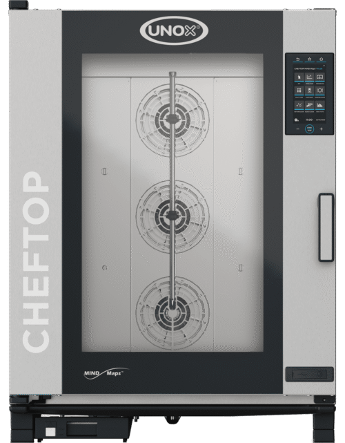 UNOX CHEFTOP MIND.Maps™ PLUS XAVC-10FS-GPRM – 10 x 18"x26" Gas Countertop Combi Oven