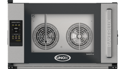 UNOX BAKERLUX SHOP.Pro™ TOUCH XAFR-04FSRV – 4 x 18"x26" Electric Convection Oven with Humidity