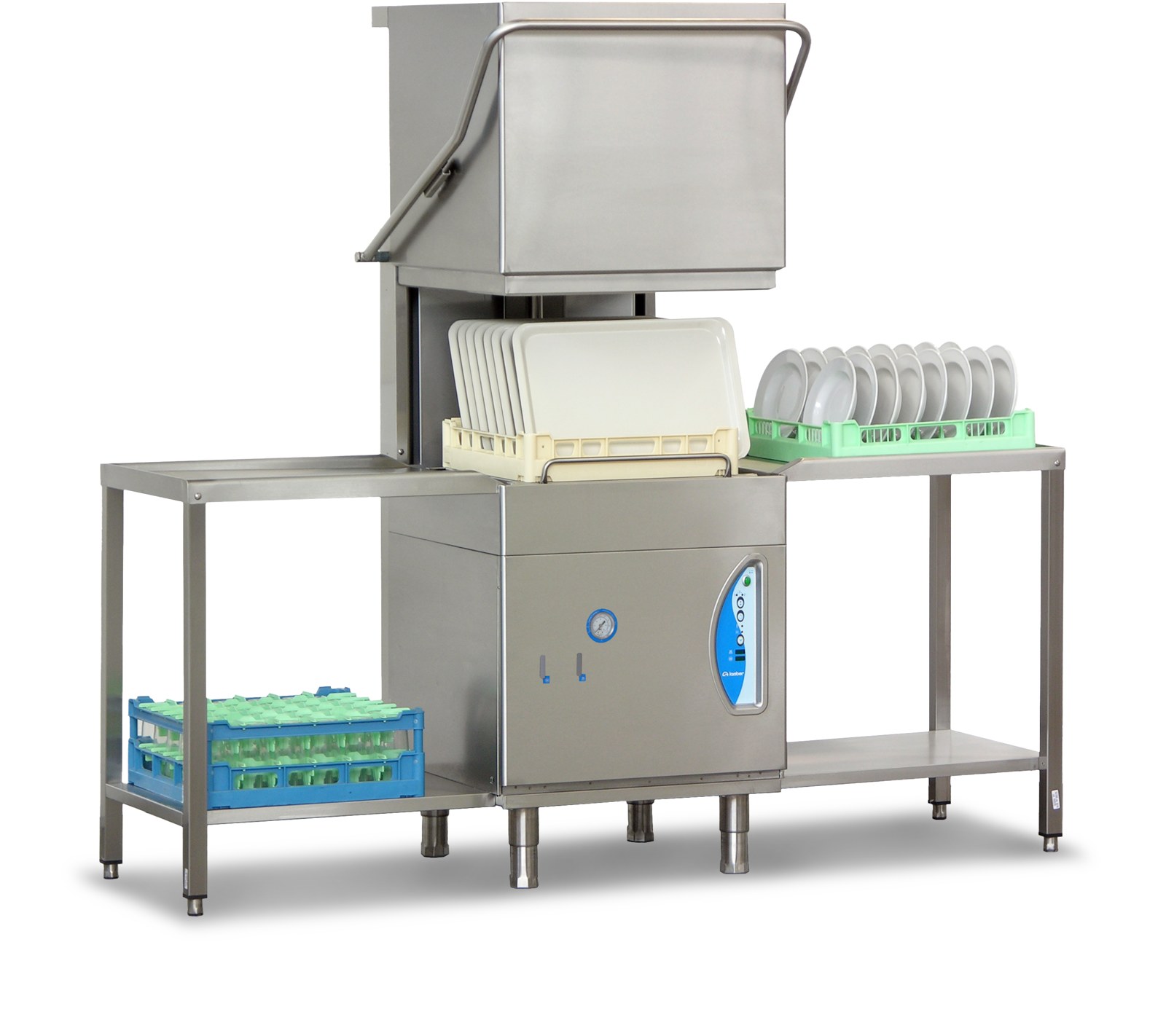 Lamber L25EKS3PH Pass-Through Dishwasher – Three-Phase 208/240 V, Gravity Drain