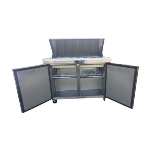 Used Avesta RCMT2-48 48" 2-Door Mega Top Prep Table – Certified Pre-Owned