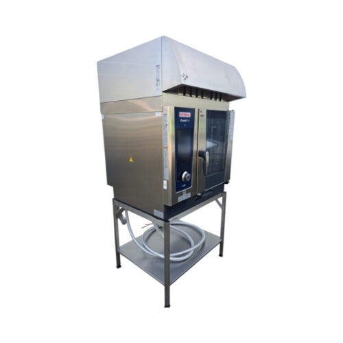 Used Rational iCombi Pro 6-Half Combi Oven with Hood & Stand – Certified Pre-Owned, 2 Years Old