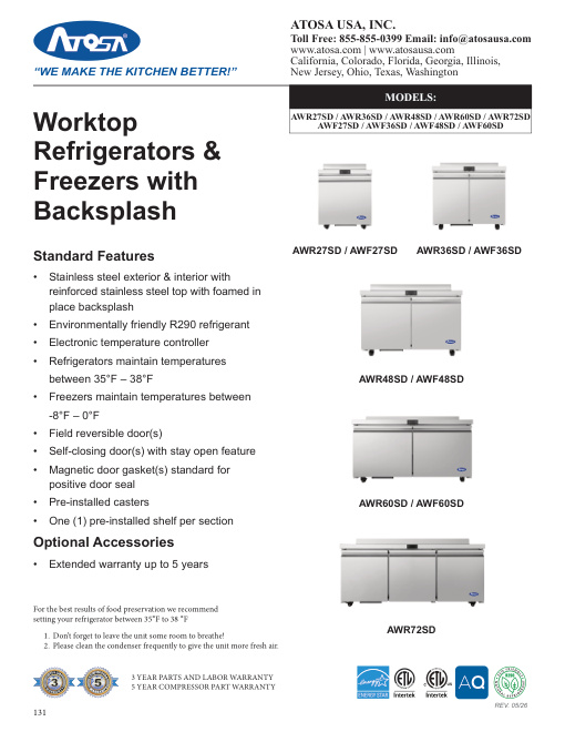 SPEC SHEET
