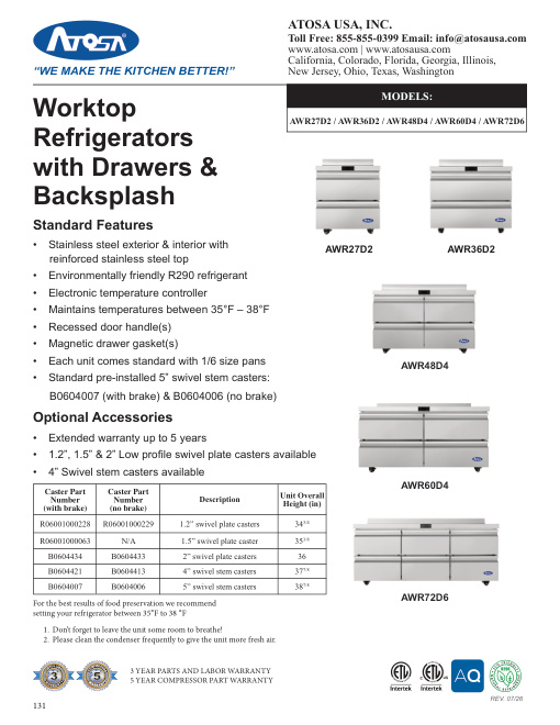 SPEC SHEET