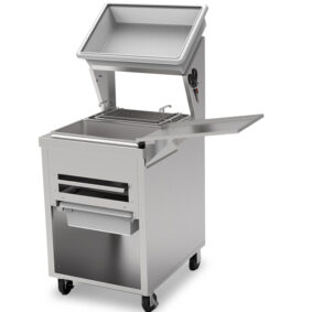 Giles BBT-O Open-Cabinet Breading & Batter Table