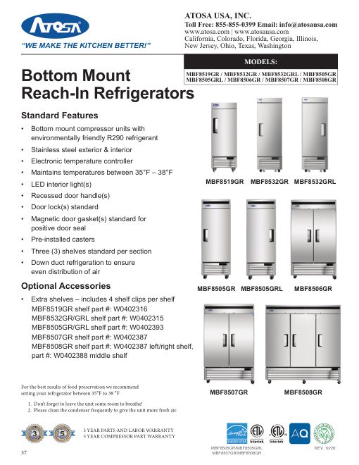 SPEC SHEET