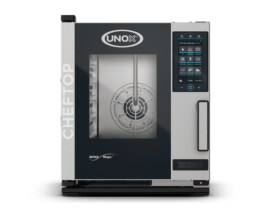 UNOX CHEFTOP MIND.Maps™ PLUS COMPACT XACC-0513-EPRM – 5 x GN 1/1 Electric Countertop Combi Oven