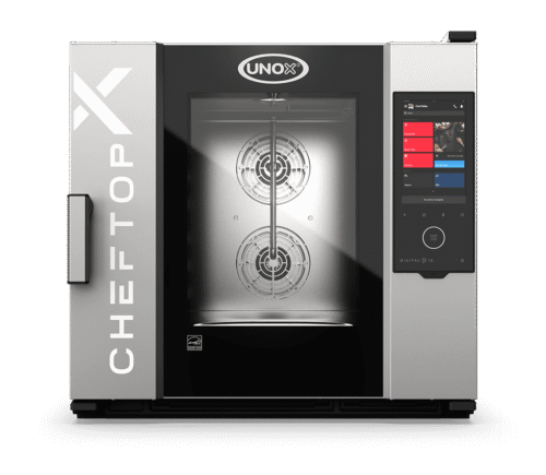 UNOX CHEFTOP-X™ Digital.ID™ XADA-06FS-EXRS-POE – 6 x 18"x26" Electric Countertop Combi Oven