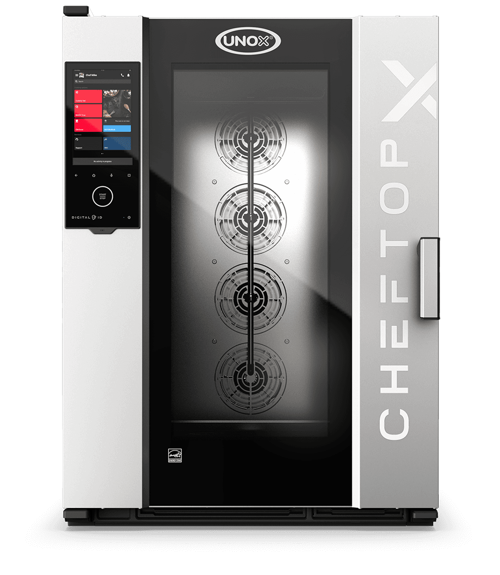 UNOX CHEFTOP-X™ Digital.ID™ XADA-1011-EXRS – 10 x GN 1/1 Electric Countertop Combi Oven