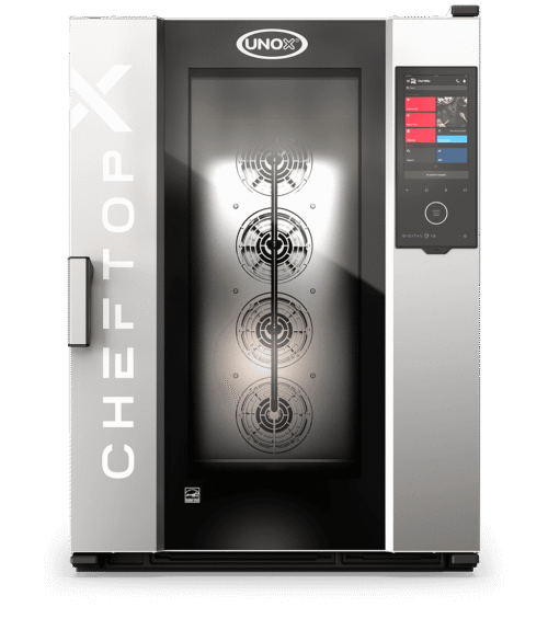 UNOX CHEFTOP-X™ Digital.ID™ XADA-1011-GXRS – 10 x GN 1/1 Gas Countertop Combi Oven