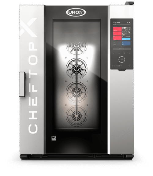 UNOX CHEFTOP-X™ Digital.ID™ XADA-10FS-EXRS – 10 x 18"x26" Electric Countertop Combi Oven