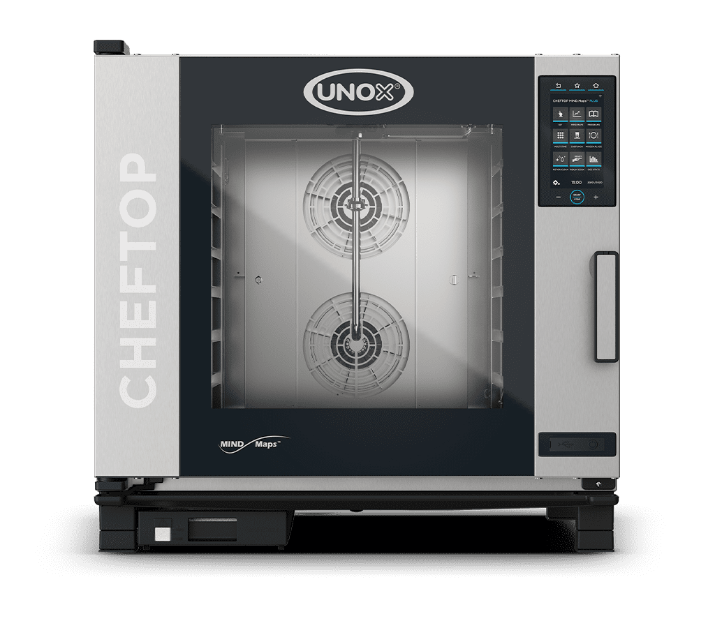 UNOX CHEFTOP MIND.Maps™ PLUS XAVC-06FS-EPRM – 6 x 18"x26" Electric Countertop Combi Oven