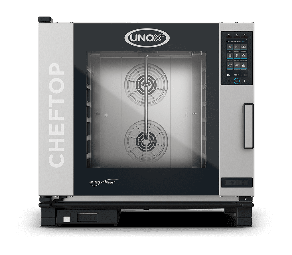UNOX CHEFTOP MIND.Maps™ PLUS XAVC-06FS-HPRM – 6 x 18"x26" Electric Countertop Combi Oven