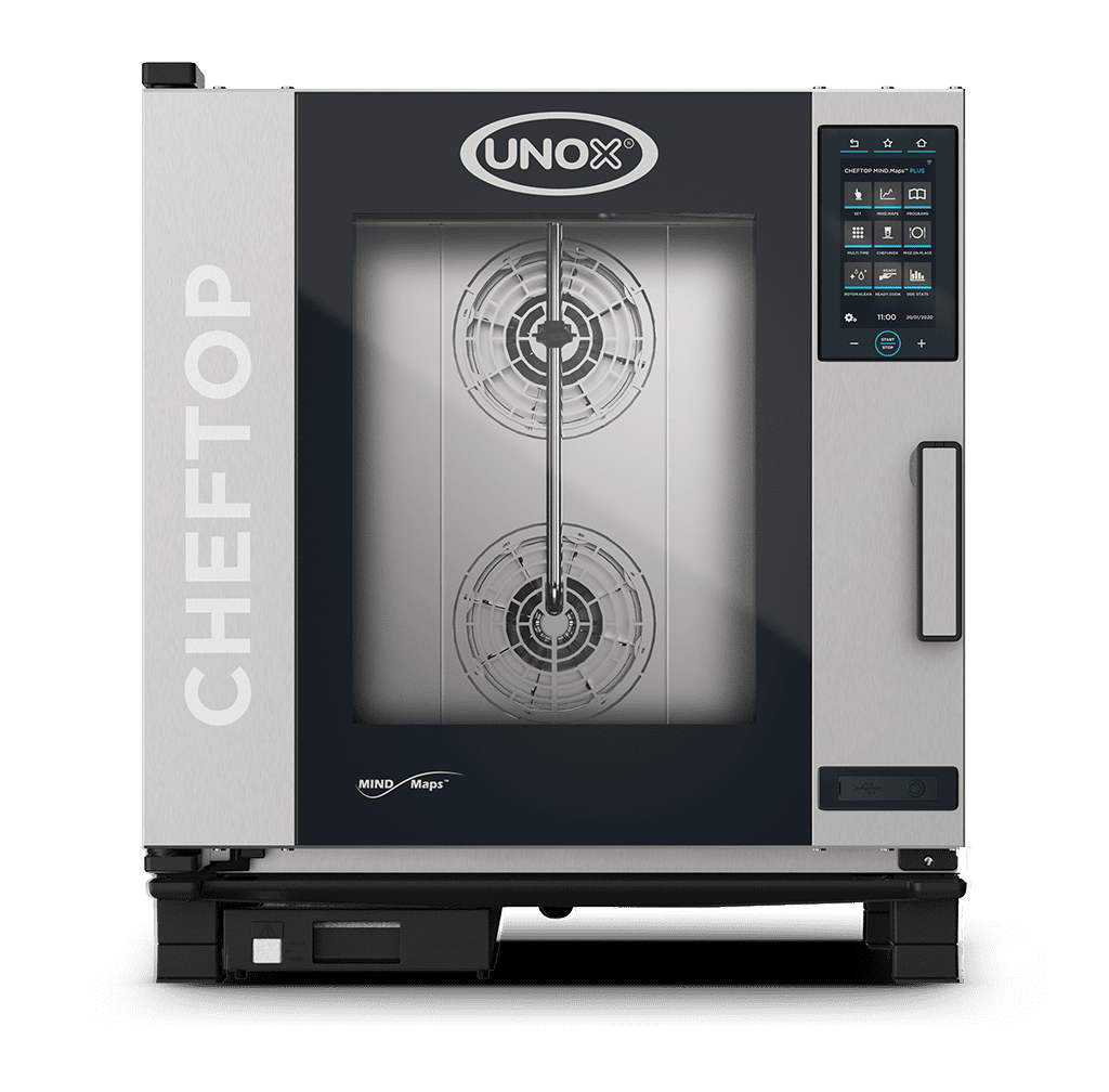 UNOX CHEFTOP MIND.Maps™ PLUS XAVC-0711-GPRM – 7 x GN 1/1 Gas Countertop Combi Oven