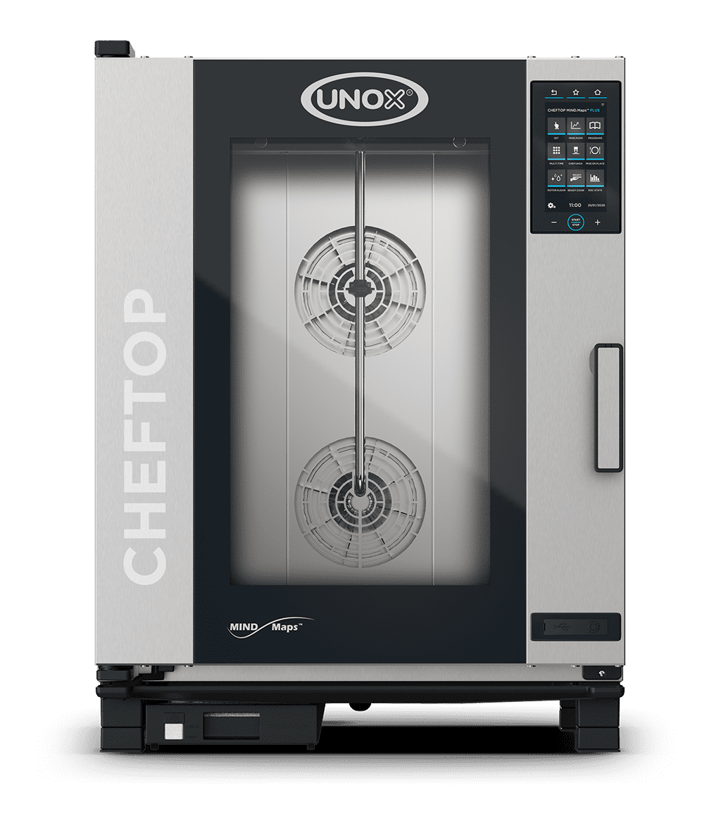 UNOX CHEFTOP MIND.Maps™ PLUS XAVC-1011-GPRM – 10 x GN 1/1 Gas Countertop Combi Oven