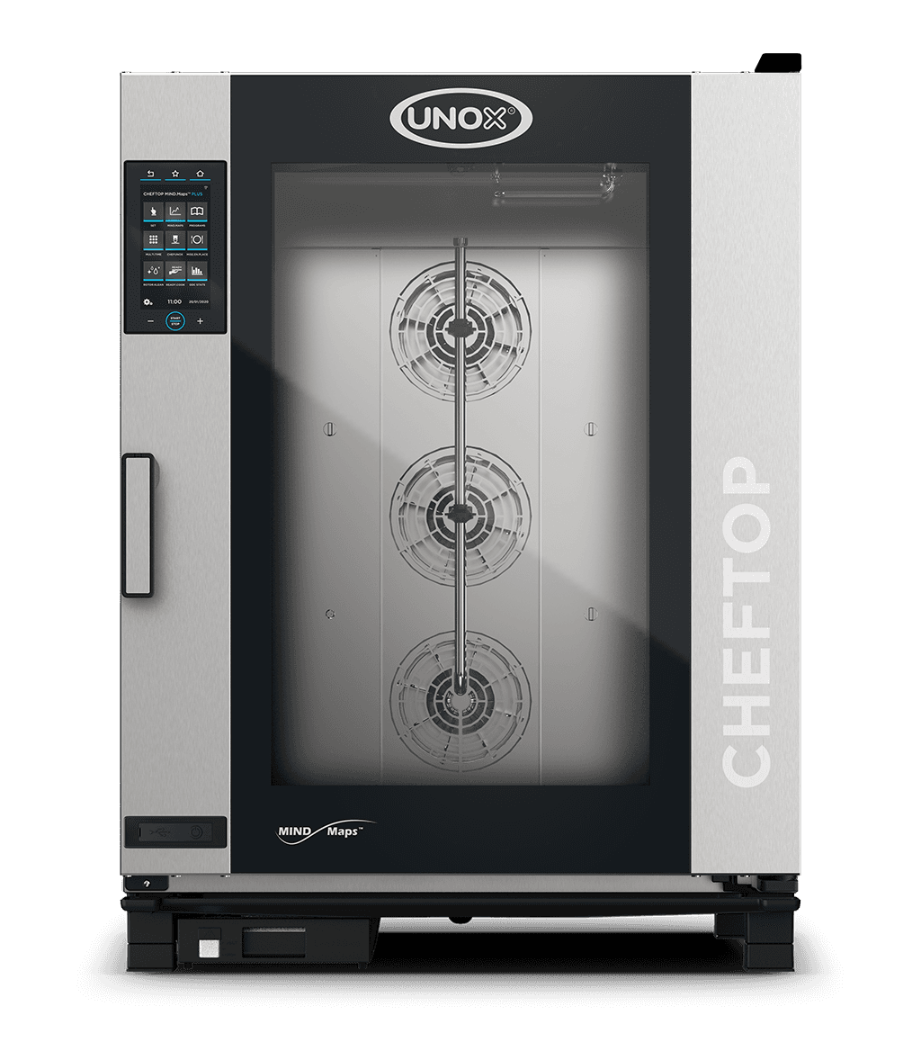 UNOX CHEFTOP MIND.Maps™ PLUS XMVC-1021-HPLM – 10 x GN 2/1 Electric Countertop Combi Oven