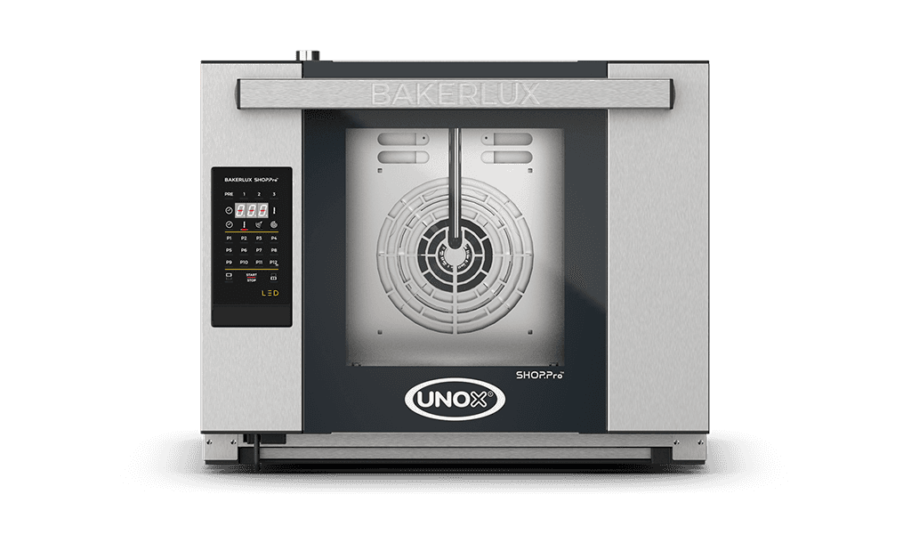 UNOX BAKERLUX SHOP.Pro™ LED XAFR-04HS-ELDV – 4 x 460 × 330 mm Electric Convection Oven with Humidity